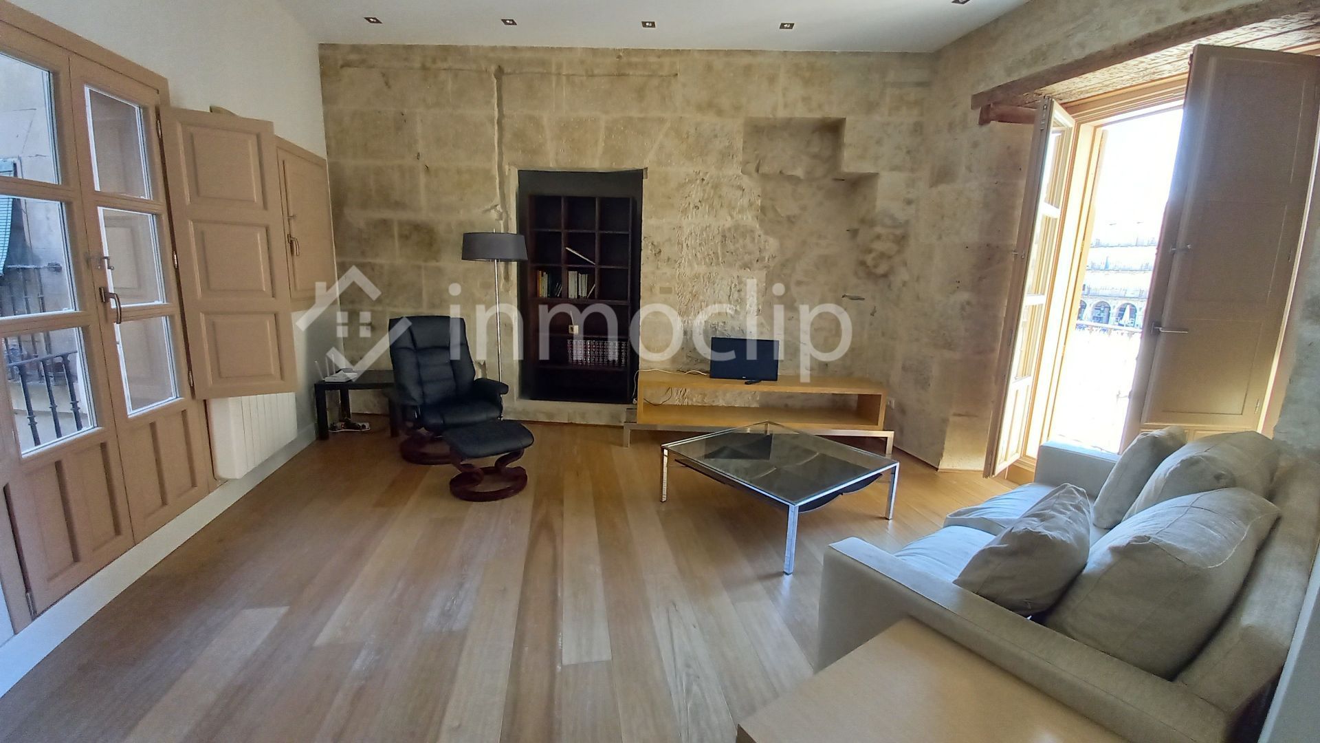 Living room of Apartment for sale in Salamanca Capital  with Heating and Furnished