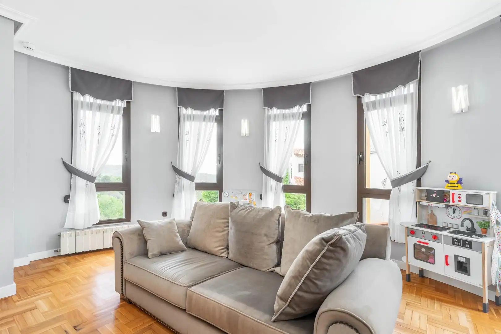 Living room of Houses for sale in Langreo  with Heating, Private garden and Terrace