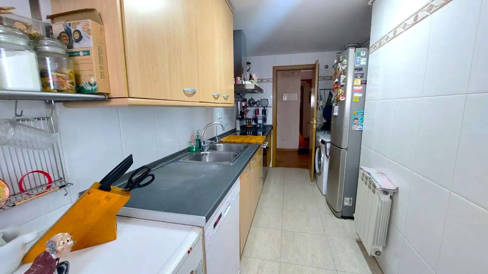 Cuina de Pis en venda en Terrassa amb Calefacció, Parquet i Terrassa