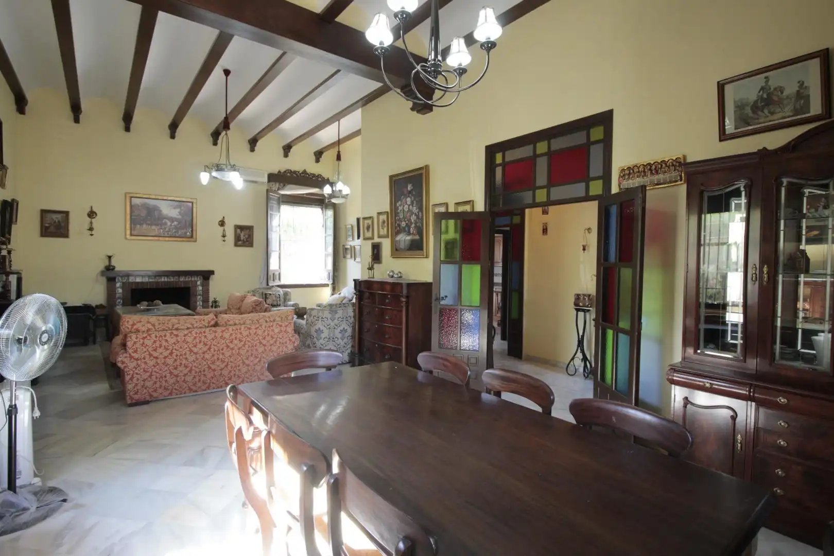 Comedor de Casa o chalet en venta en El Castillo de las Guardas con Jardín privado, Trastero y Piscina