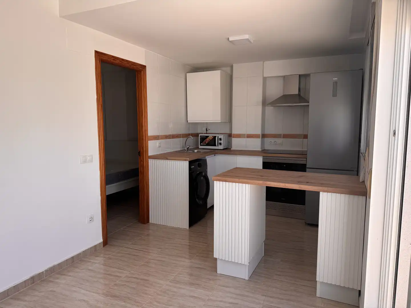 Küche von Wohnungen zur Miete in Moncofa mit Klimaanlage, Terrasse und Balkon
