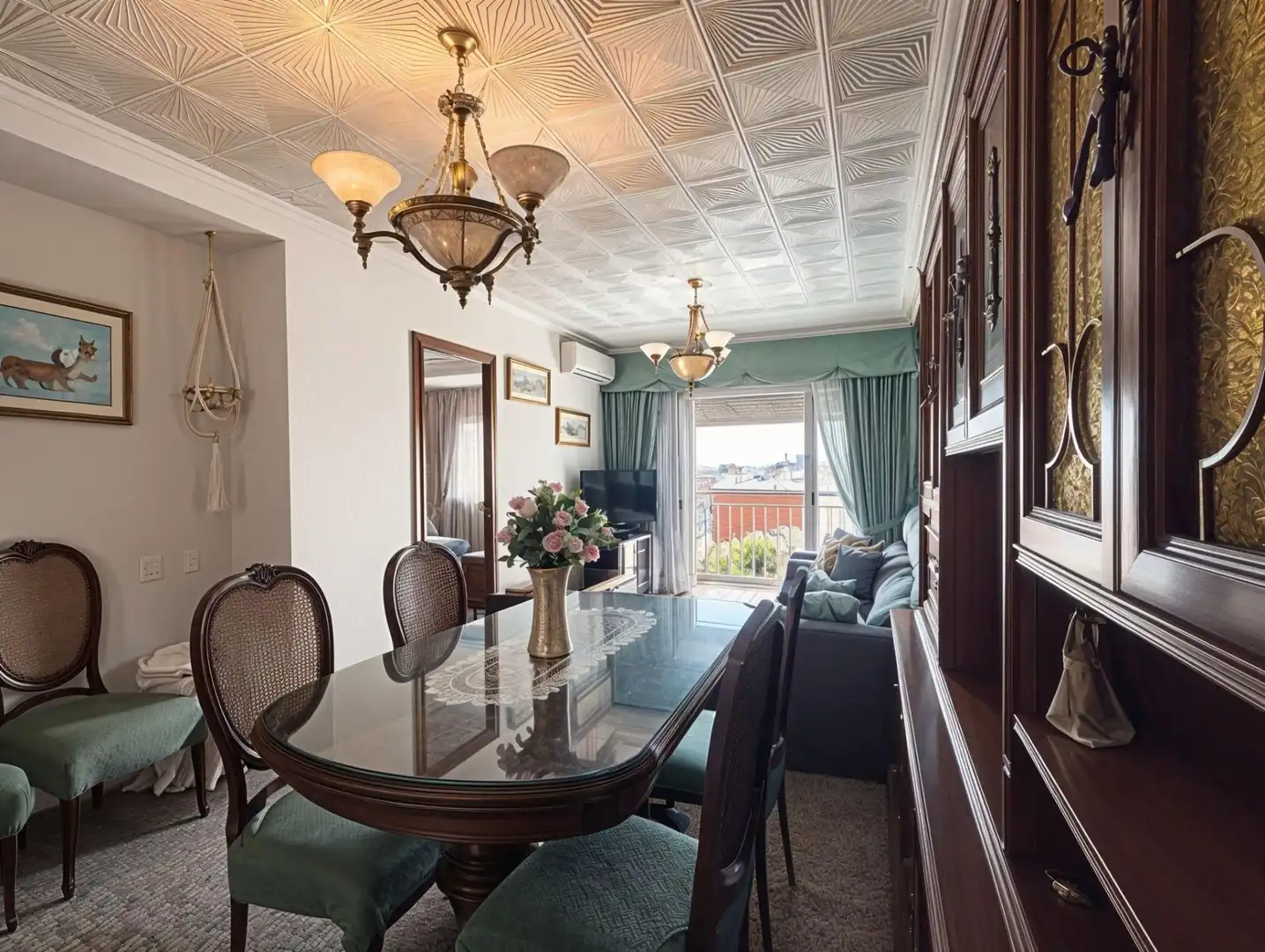 Comedor de Apartamento en venta en Valencia con Aire acondicionado, Calefacción y Balcón