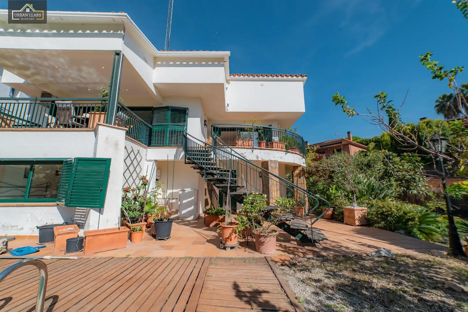 Jardín de Casa o chalet en venta en Sant Vicenç de Montalt con Jardín privado, Parquet y Piscina comunitaria
