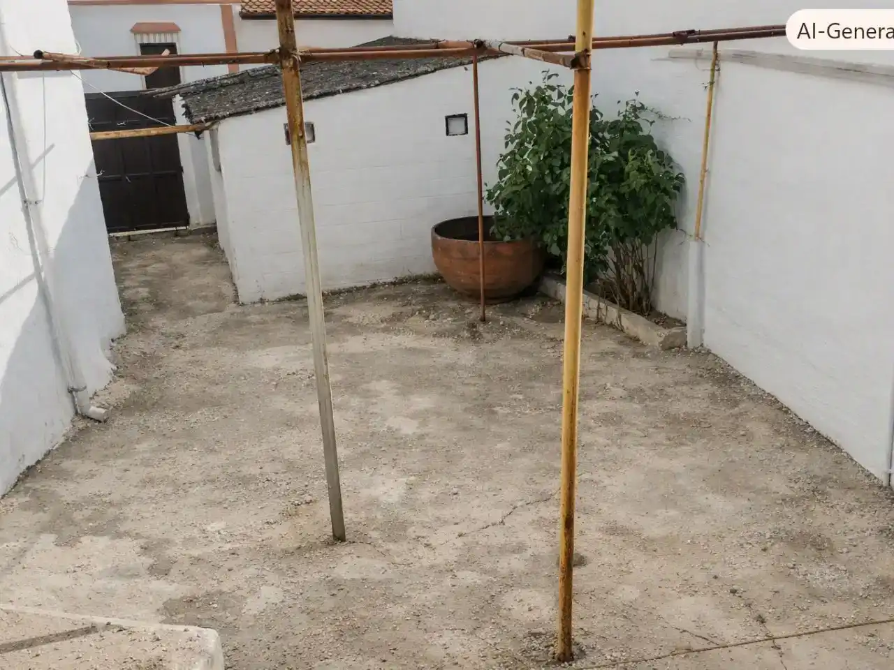 Jardí de Casa adosada en venda en Jerez de los Caballeros amb Aire condicionat