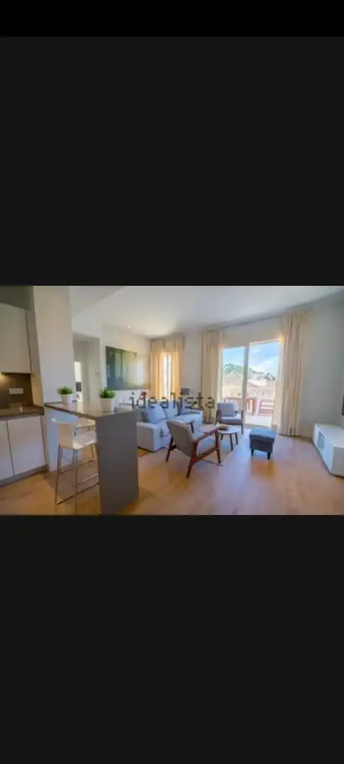 Sala d'estar de Pis de lloguer en Málaga amb Moblat