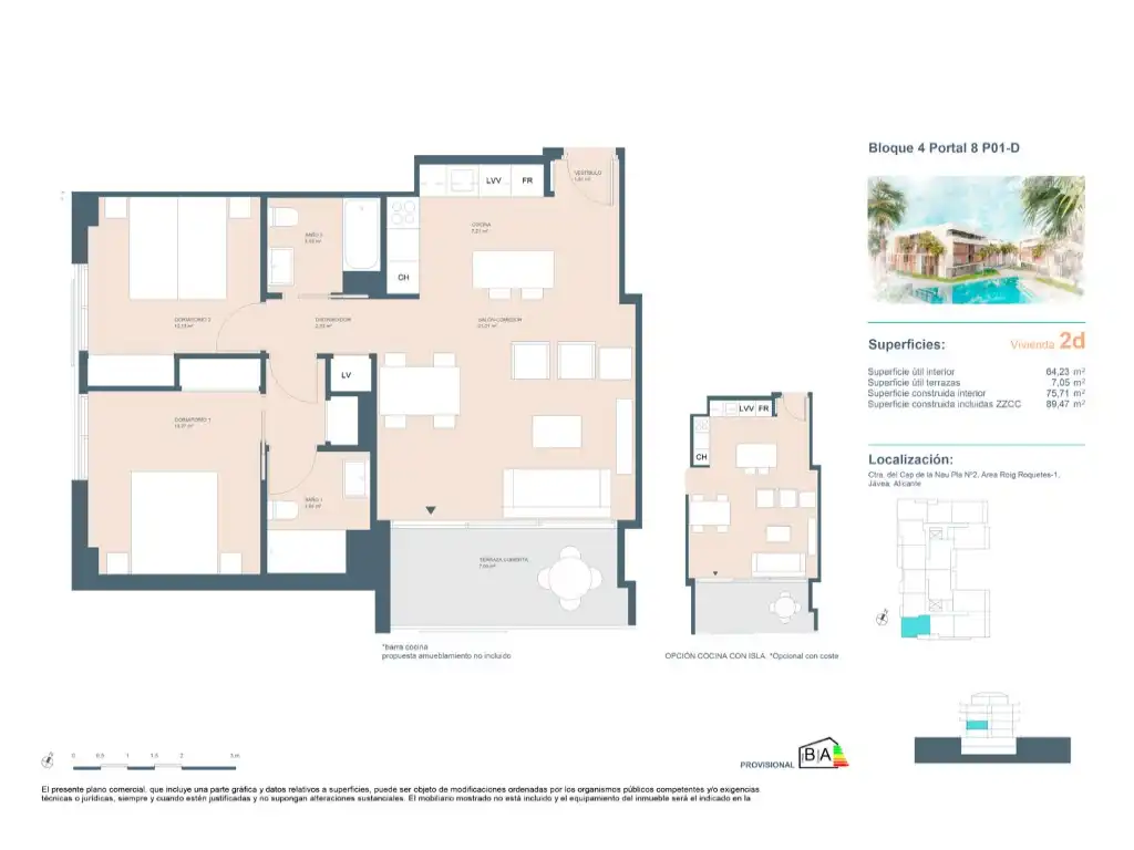 Apartamento en venta en Jávea / Xàbia con Aire acondicionado, Piscina y Horno
