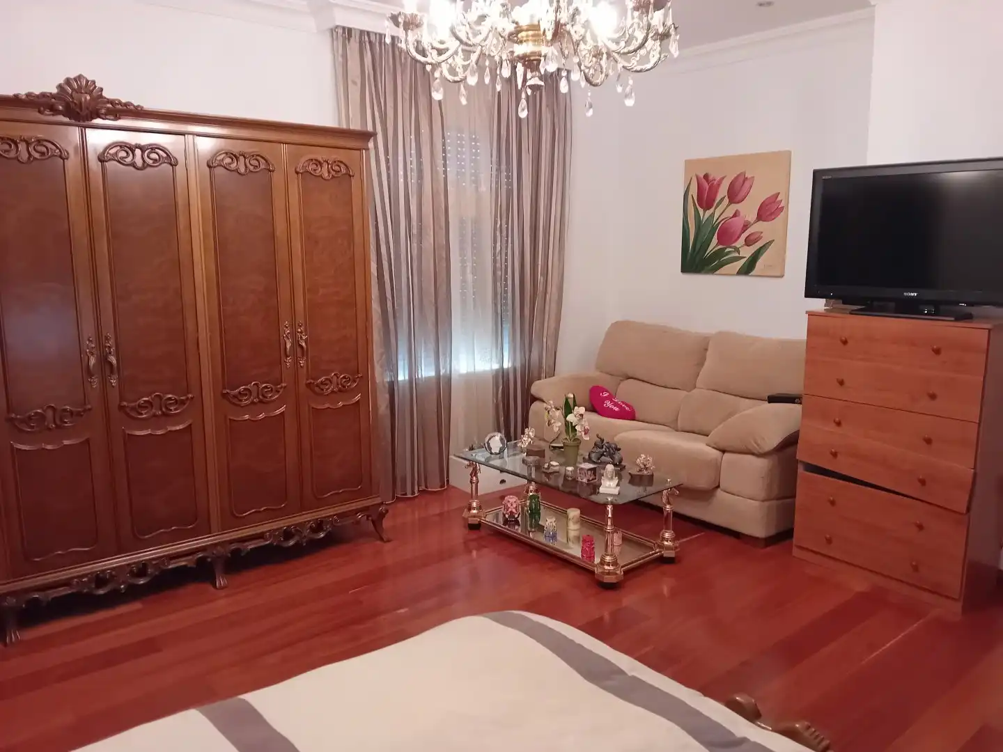 Living room of Houses for sale in Ciudad Real  with Air Conditioner, Heating and Private garden