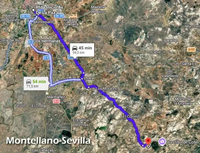 Vista exterior de Casa o xalet en venda en Montellano amb Terrassa, Traster i Balcó
