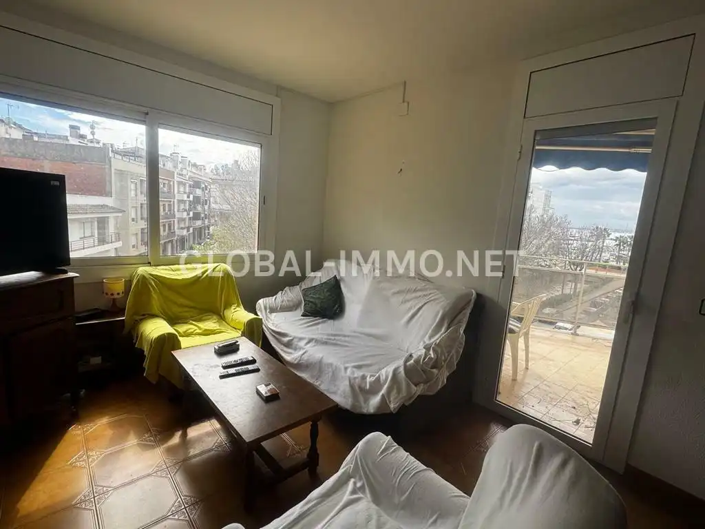Sala d'estar de Apartament en venda en Roses amb Aire condicionat, Calefacció i Terrassa