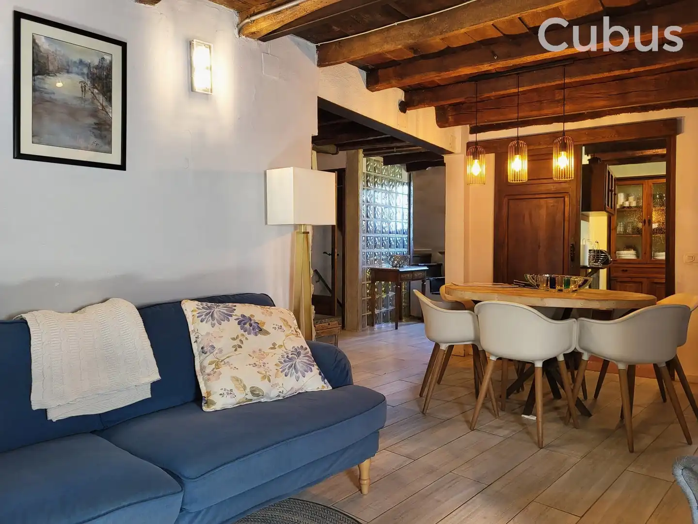 Sala de estar de Finca rústica en venta en Sant Feliu de Pallerols con Calefacción, Terraza y Trastero