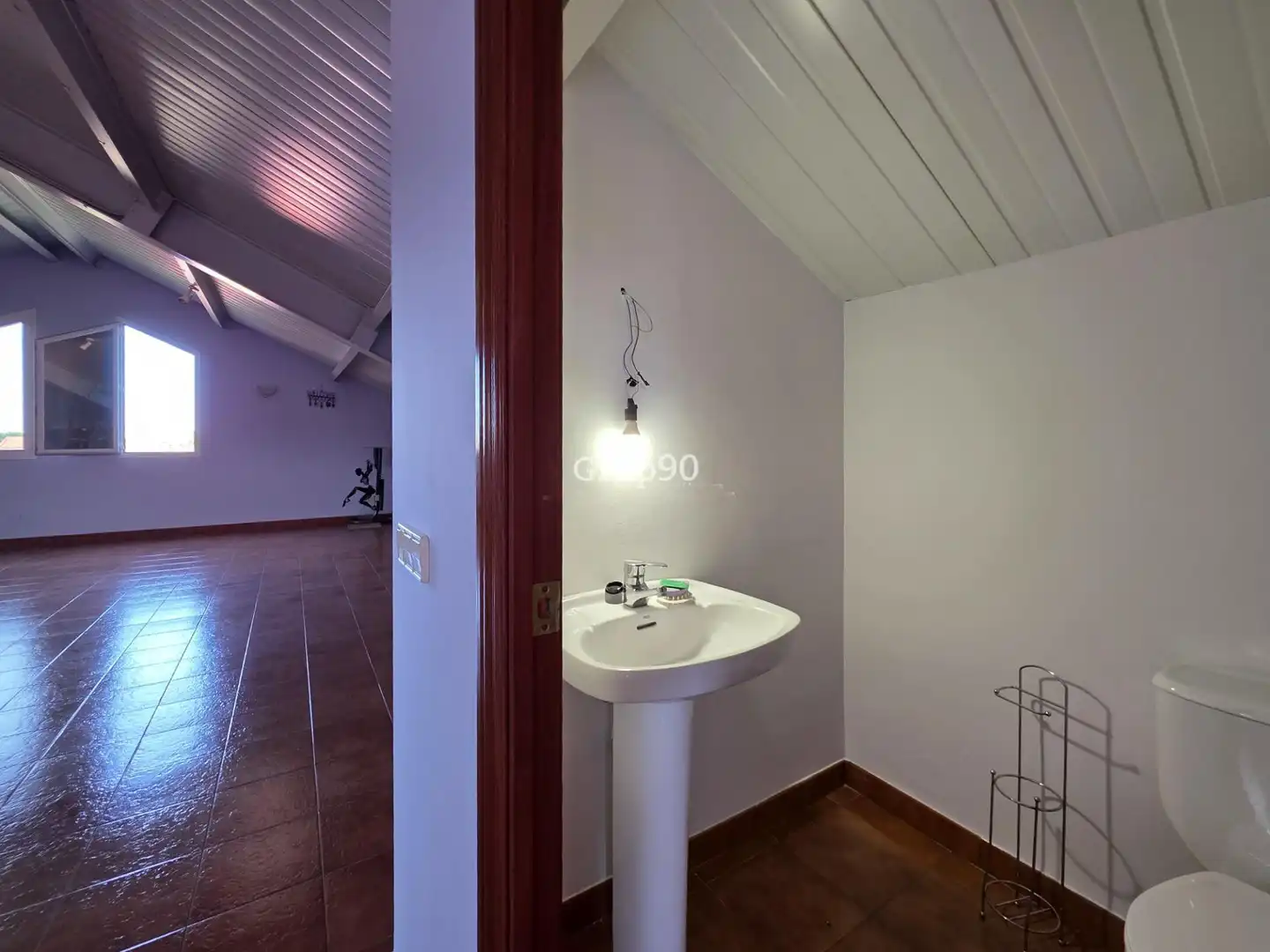 Baño de Casa o chalet en venta en Lleida con Aire acondicionado, Calefacción y Jardín privado