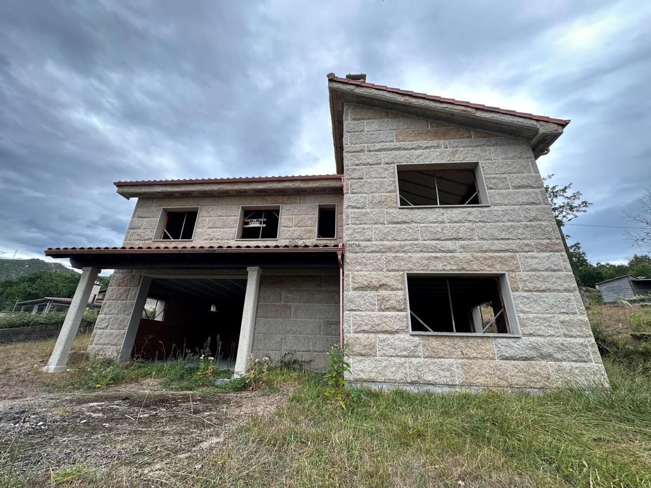 Exterior view of House or chalet for sale in Nogueira de Ramuín  with Private garden