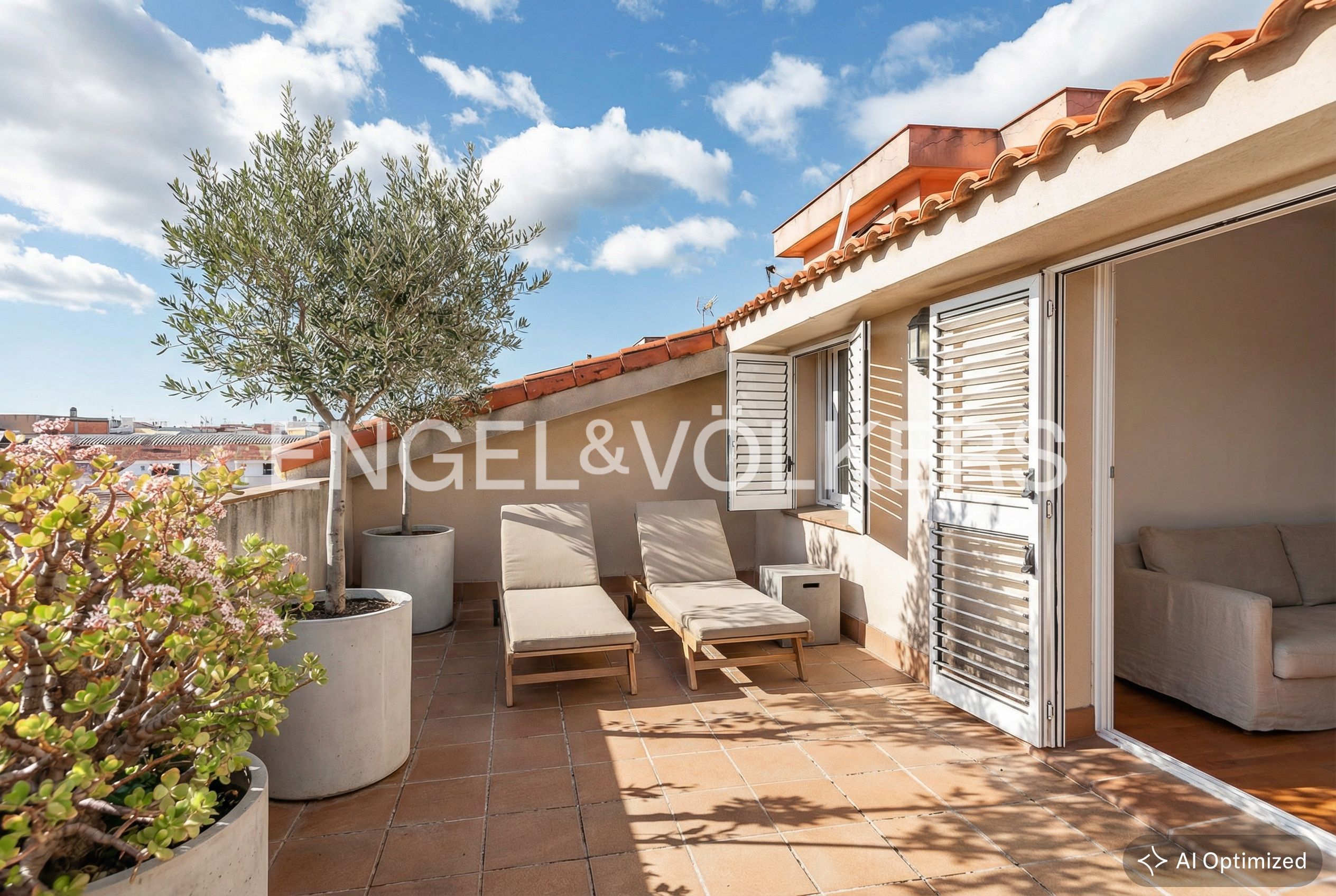 Terrassa de Àtic en venda en Sant Joan Despí amb Aire condicionat, Calefacció i Parquet