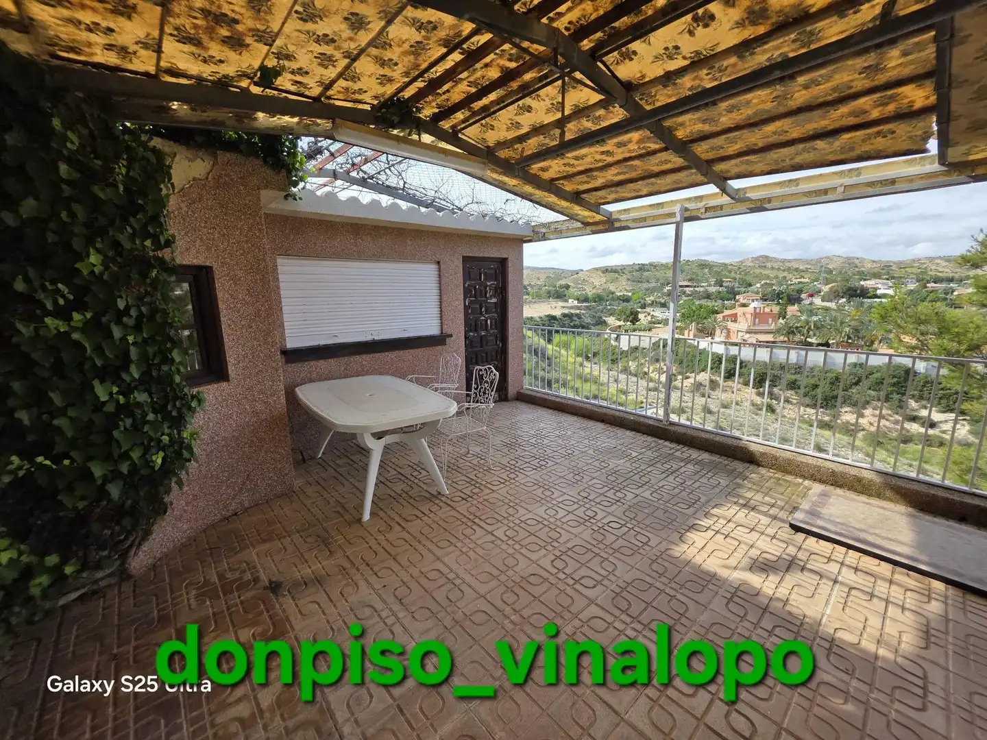 Terrace of Country homes for sale in Elche / Elx  with Air Conditioner, Private garden and Terrace