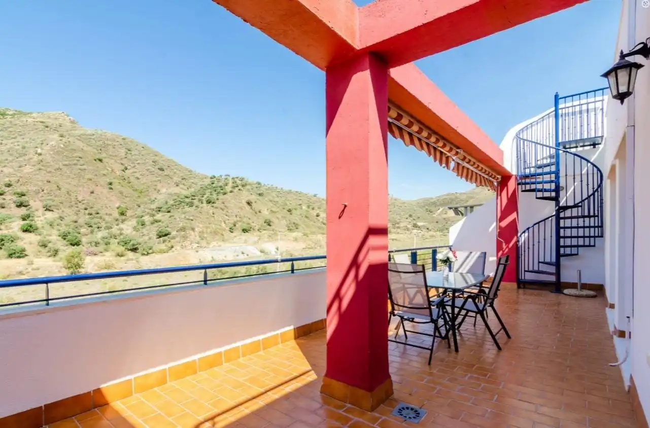 Terraza de Ático de alquiler en Rincón de la Victoria con Aire acondicionado, Calefacción y Jardín privado