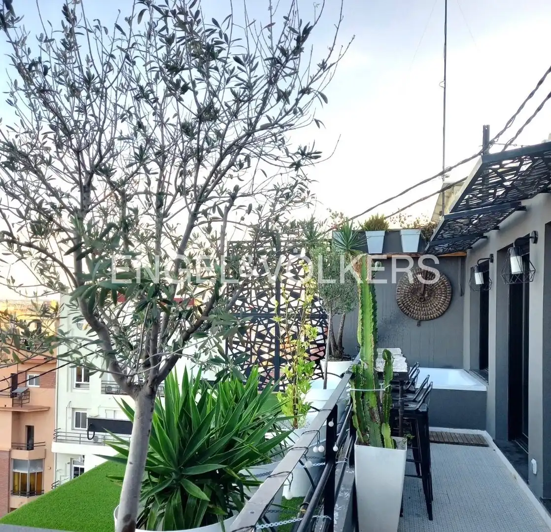 Terrassa de Pis de lloguer en Valencia amb Aire condicionat, Calefacció i Parquet