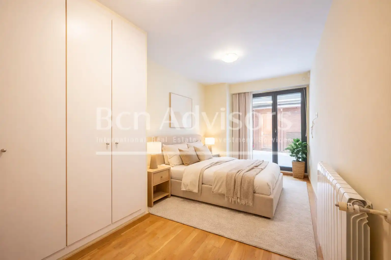 Bedroom of Flat for sale in Barcelona  with Air Conditioner, Heating and Parquet flooring