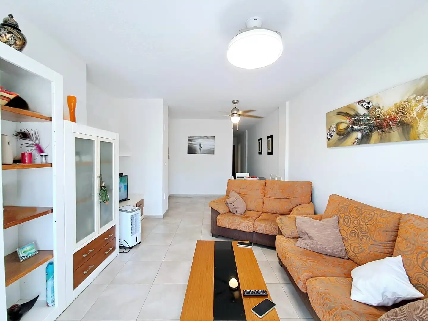 Sala de estar de Apartamento en venta en Águilas con Amueblado y Balcón