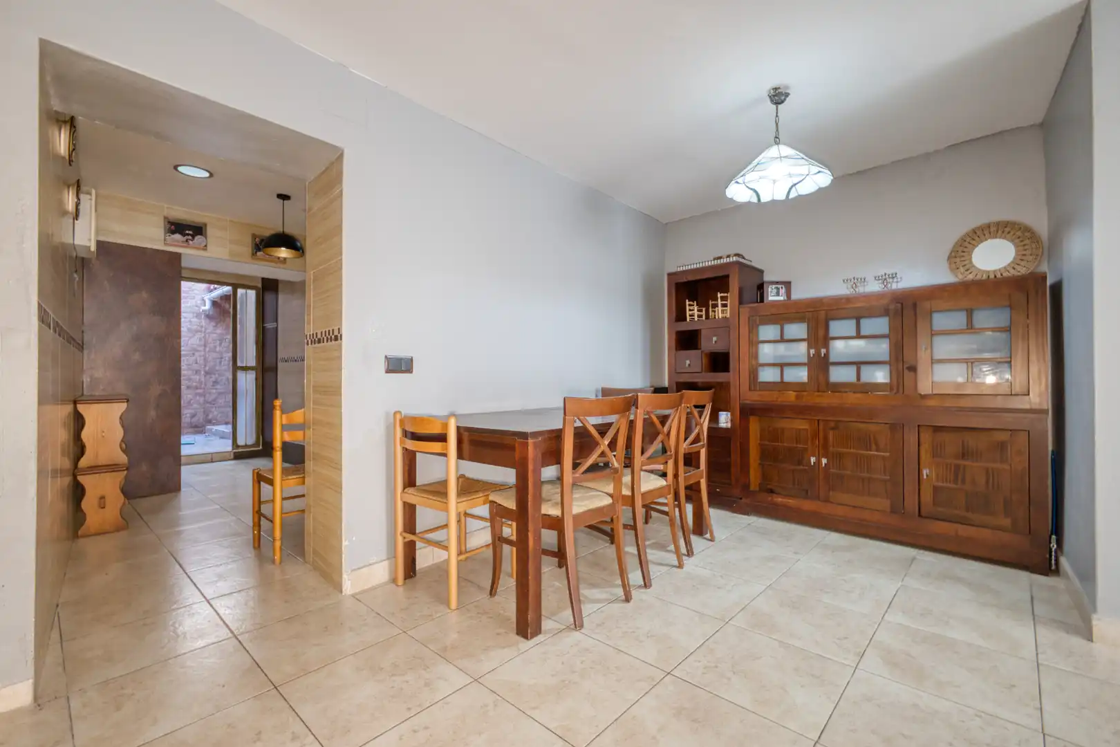 Dining room of Detached homes for sale in Sant Joan d'Alacant  with Air Conditioner, Heating and Parquet flooring