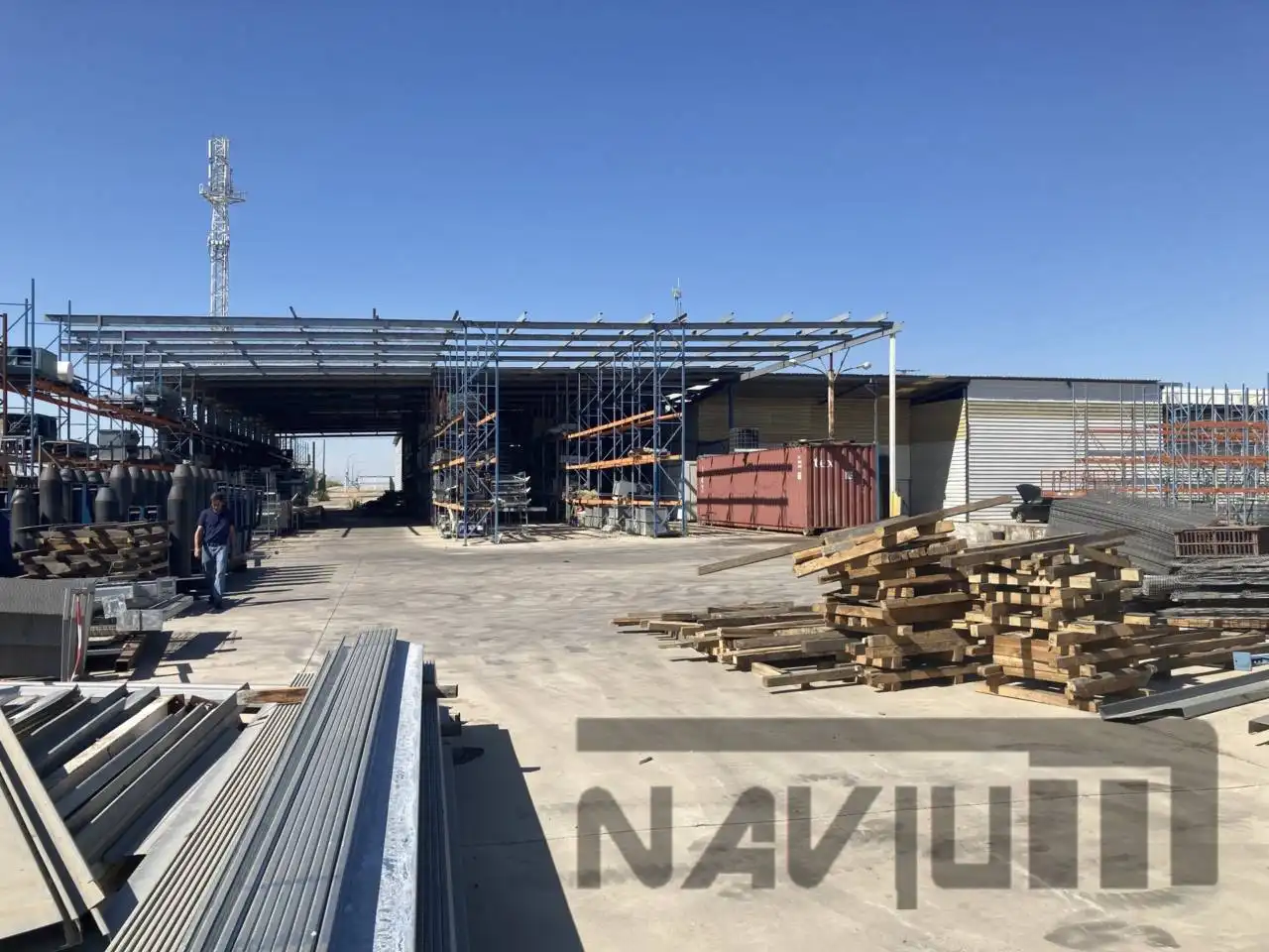 Vista exterior de Nave industrial de alquiler en Villaluenga de la Sagra