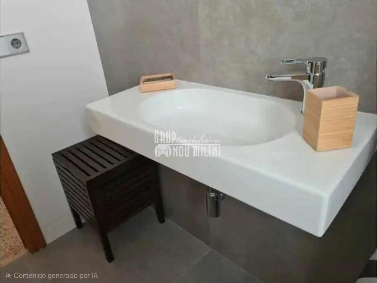 Baño de Piso de alquiler en Valencia con Aire acondicionado, Calefacción y Amueblado