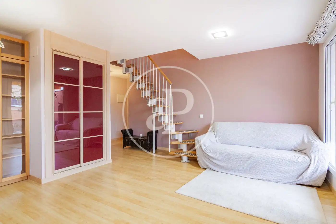 Living room of Flat for rent in Madrid  with Air Conditioner, Heating and Terrace