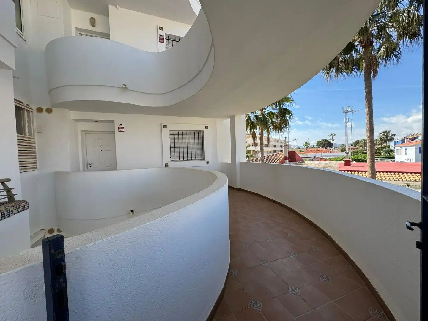 Terraza de Apartamento en venta en Dénia con Aire acondicionado, Calefacción y Jardín privado