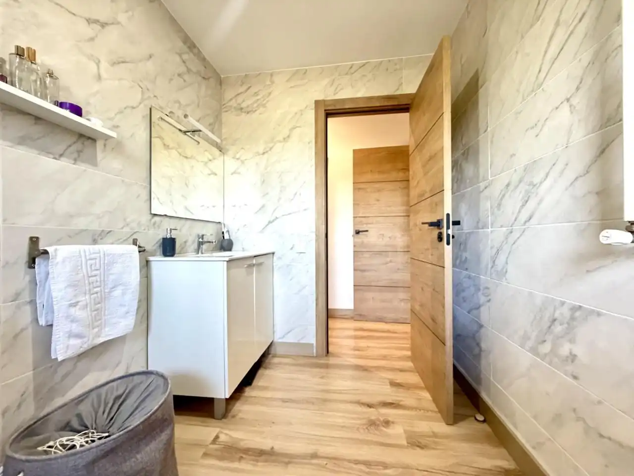Baño de Casa o chalet en venta en Argentona con Aire acondicionado, Jardín privado y Terraza