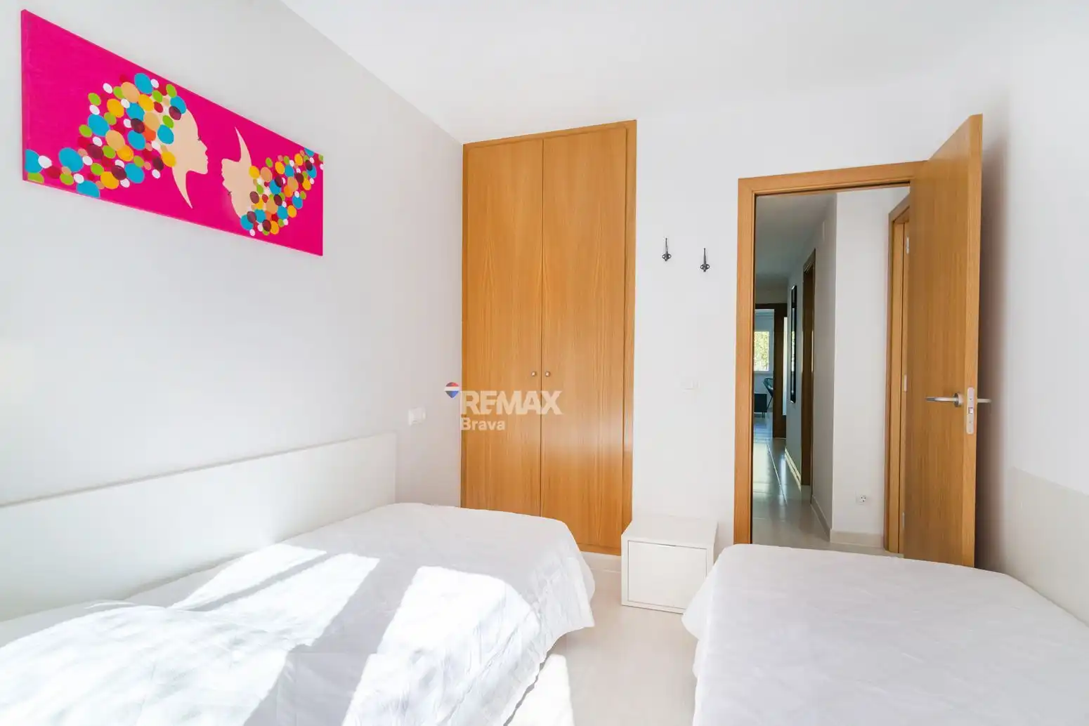 Bedroom of Flat for sale in Roses  with Air Conditioner, Heating and Terrace