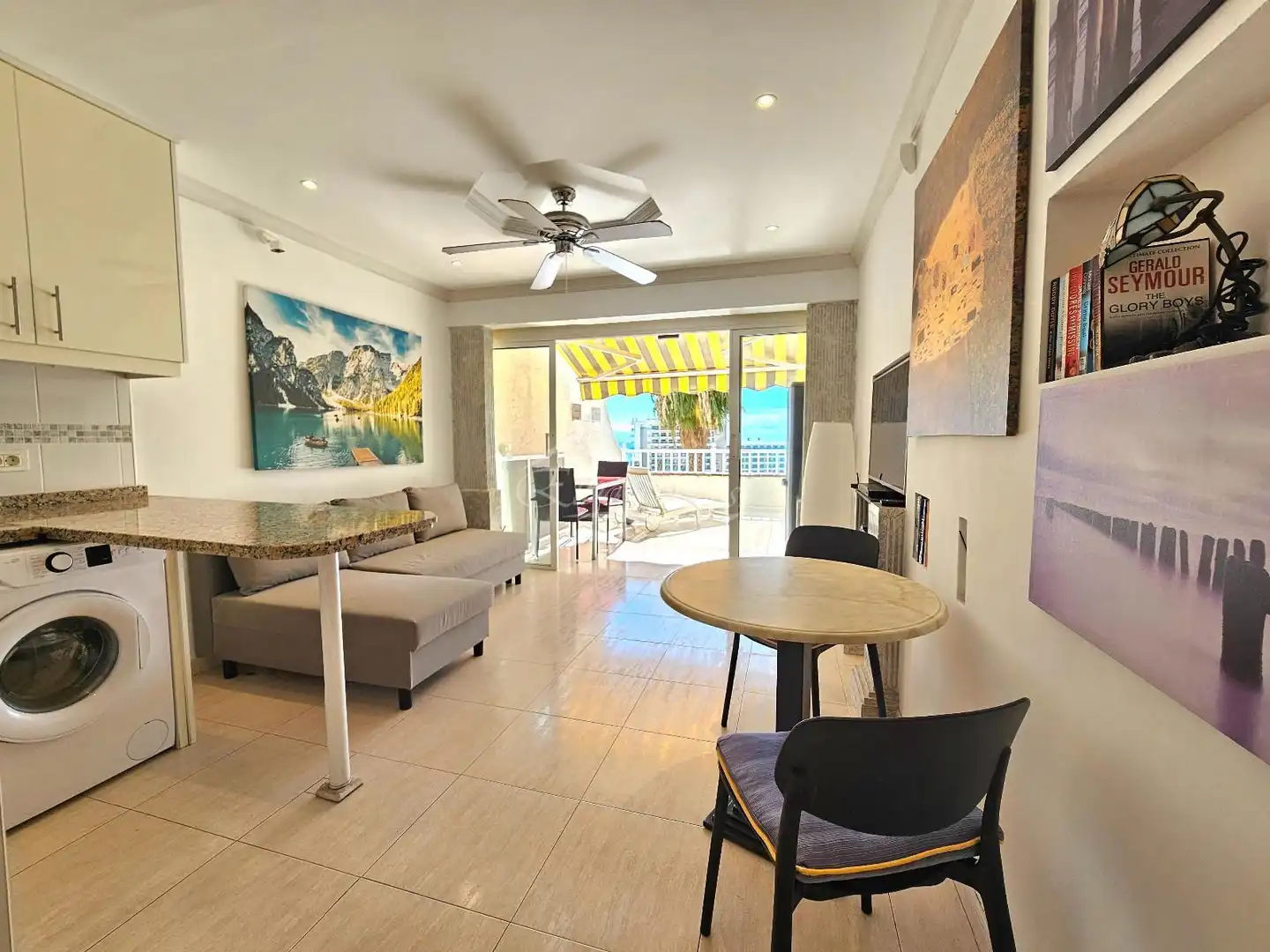 Wohnzimmer von Wohnung zum Verkauf in Santiago del Teide mit Terrasse und Möbliert