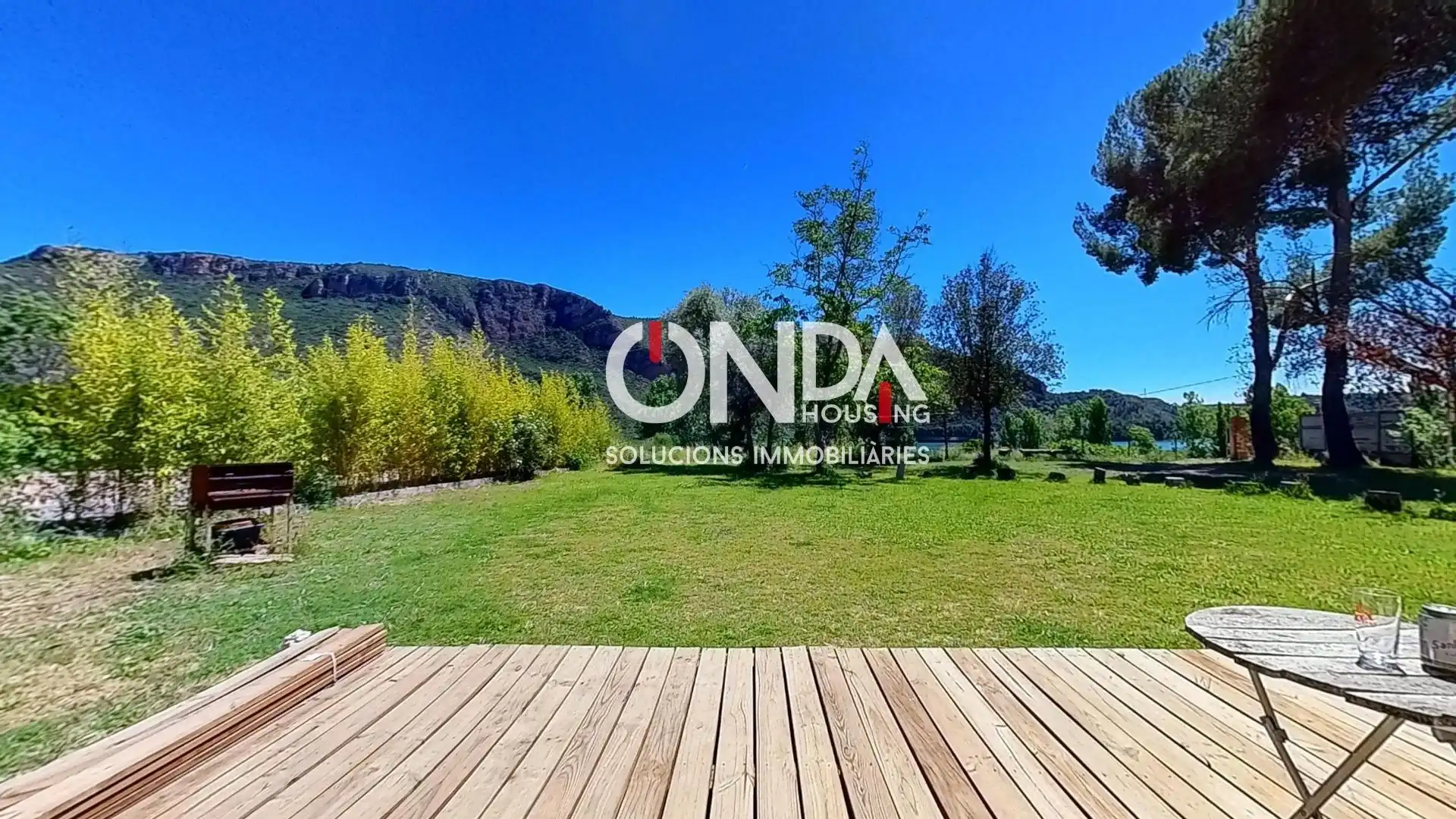 Garden of Houses for sale in Camarasa  with Heating, Private garden and Parquet flooring