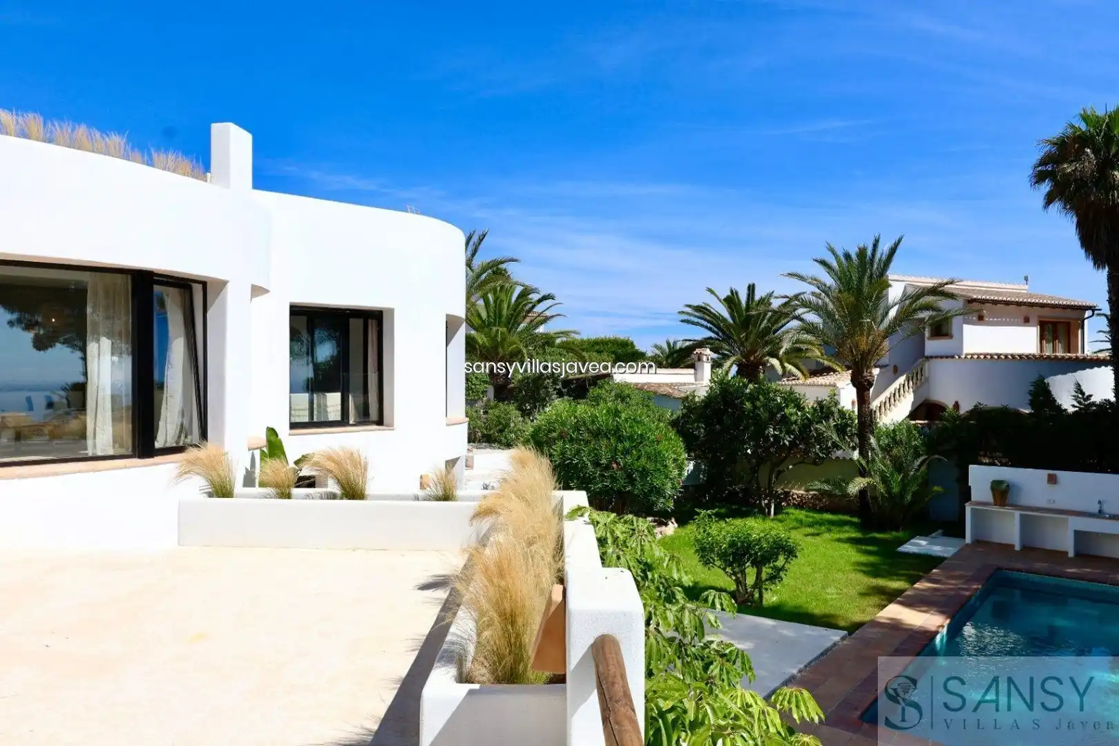 Garden of Houses for sale in Jávea / Xàbia  with Air Conditioner, Storage room and Furnished