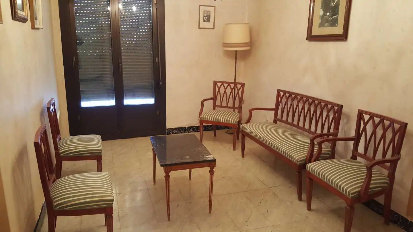 Sala de estar de Casa o chalet en venta en Velilla de Ebro con Calefacción, Trastero y Amueblado