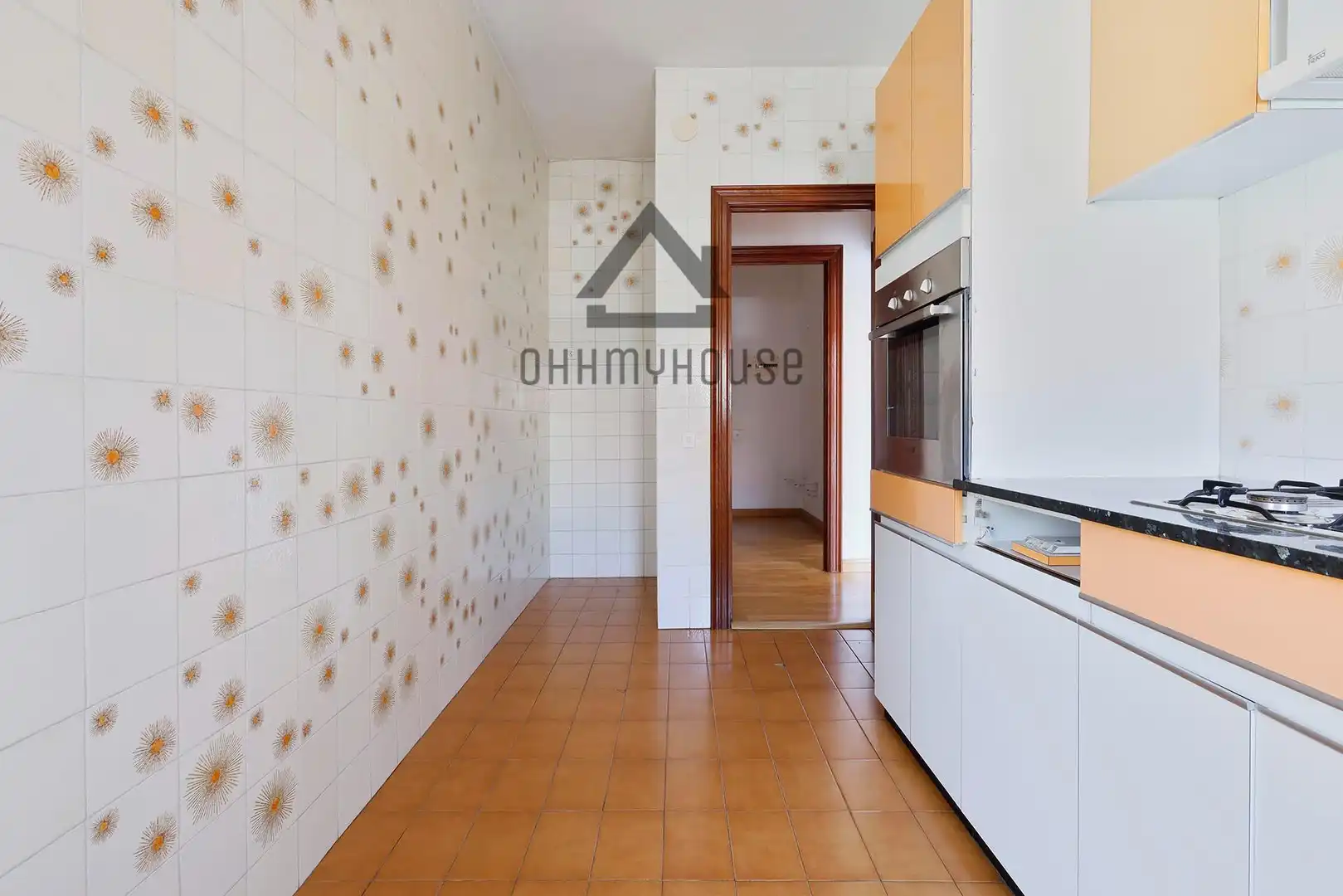 Cuina de Apartament en venda en Barcelona amb Calefacció, Parquet i Terrassa