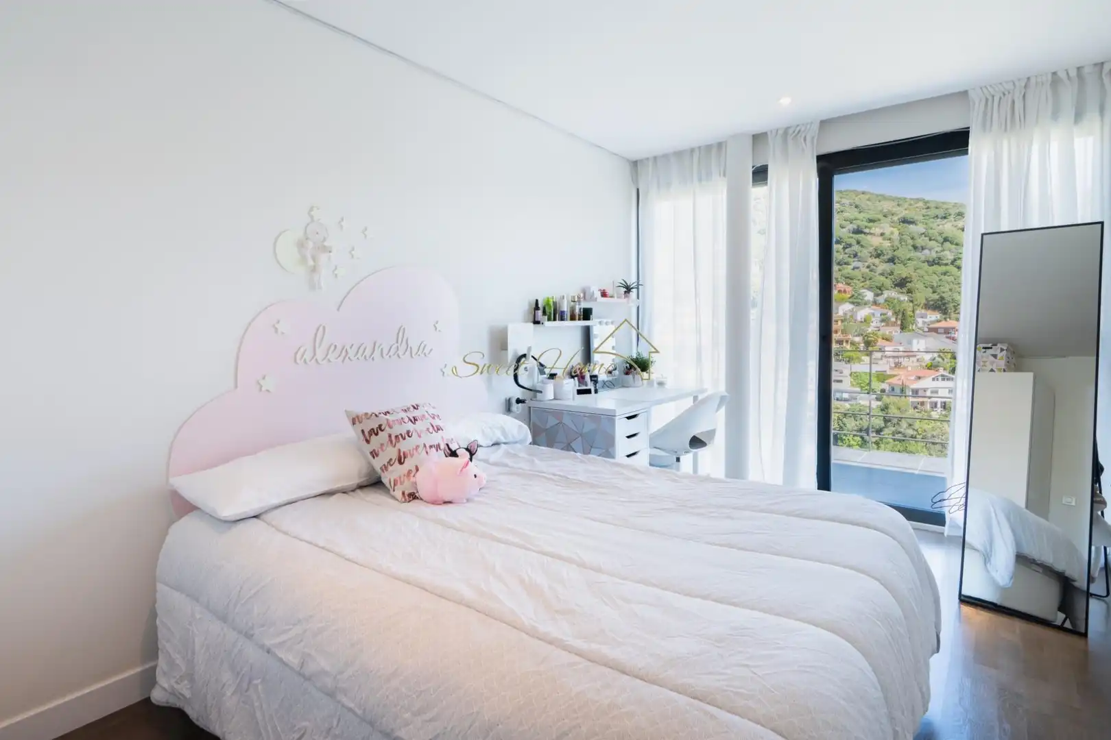 Schlafzimmer von Haus oder Chalet zum Verkauf in Alella mit Klimaanlage, Heizung und Privatgarten