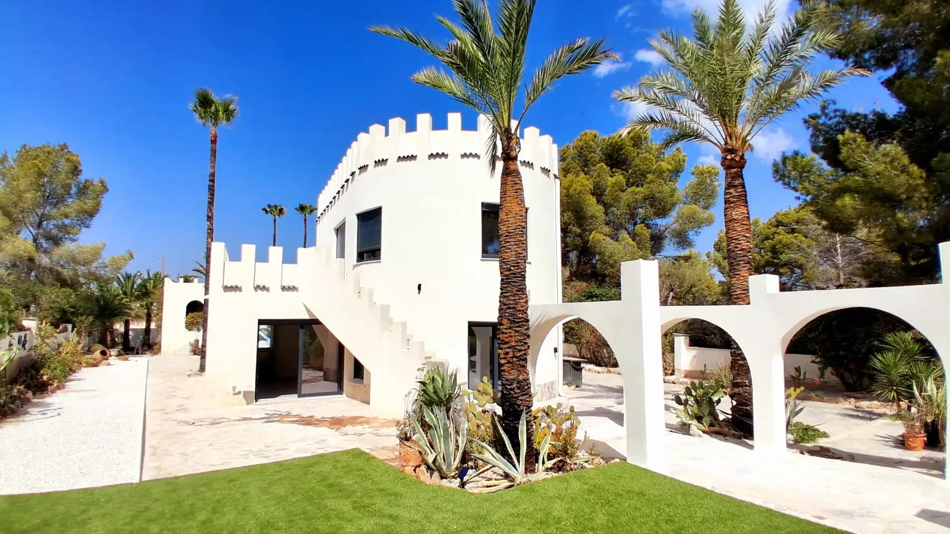 Exterior view of Houses for sale in L'Alfàs del Pi  with Air Conditioner, Heating and Private garden