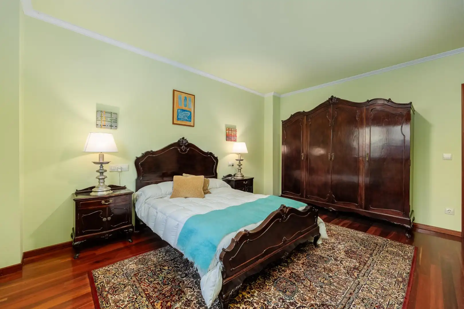 Schlafzimmer von Haus oder Chalet zum Verkauf in Moaña mit Heizung, Abstellraum und Balkon