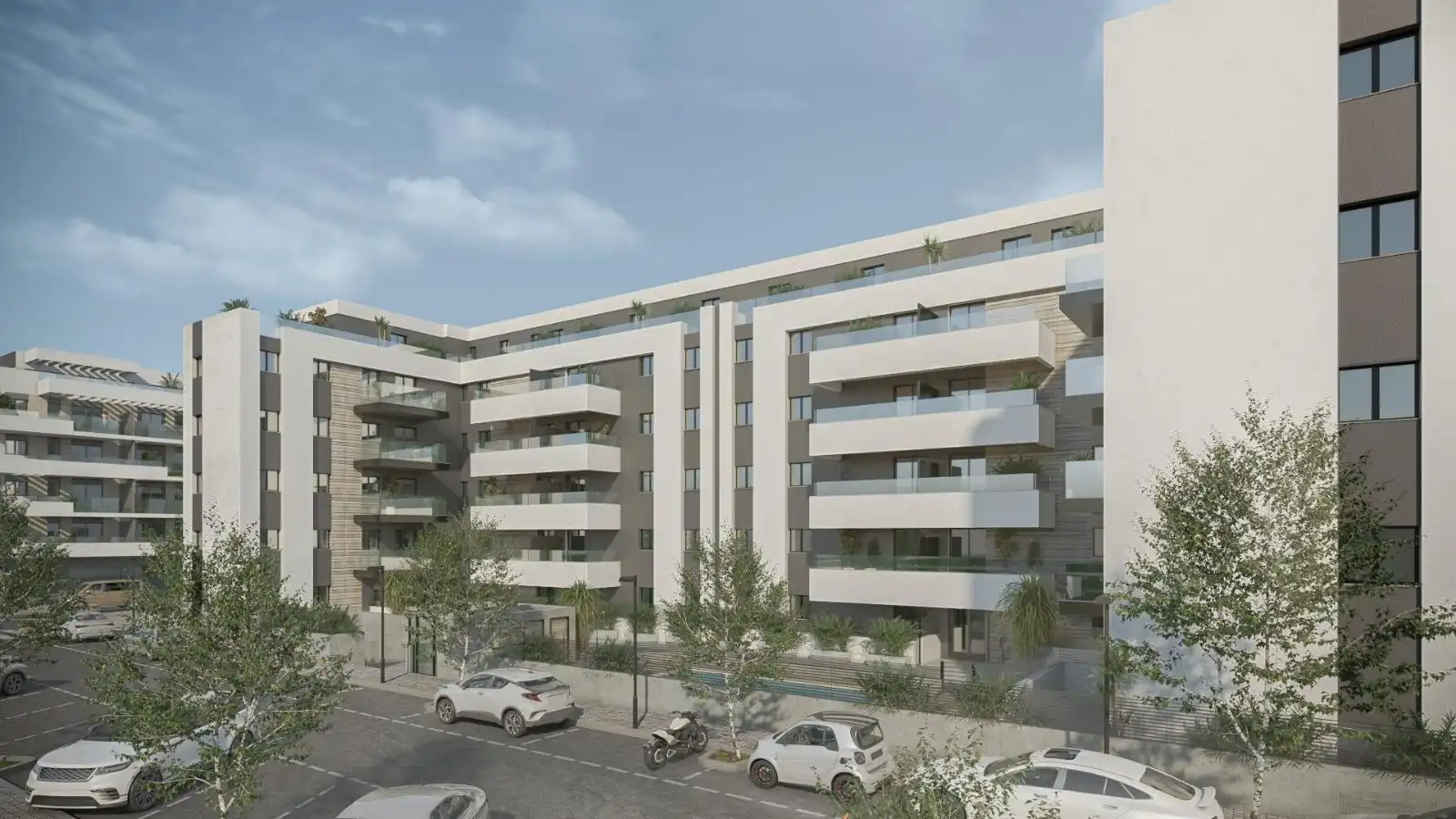 Exterior view of Flat for sale in Mijas  with Air Conditioner, Heating and Terrace