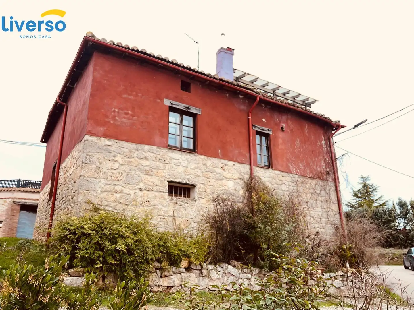 Exterior view of Houses for sale in Revillarruz  with Heating, Terrace and Furnished
