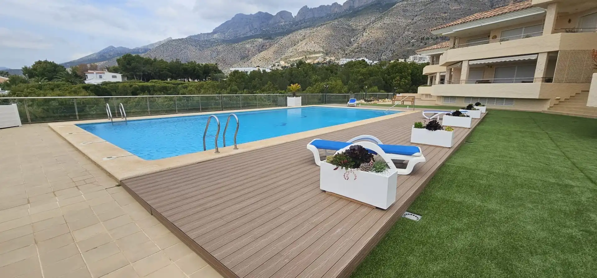 Terraza de Apartamento en venta en Altea con Aire acondicionado, Calefacción y Piscina comunitaria