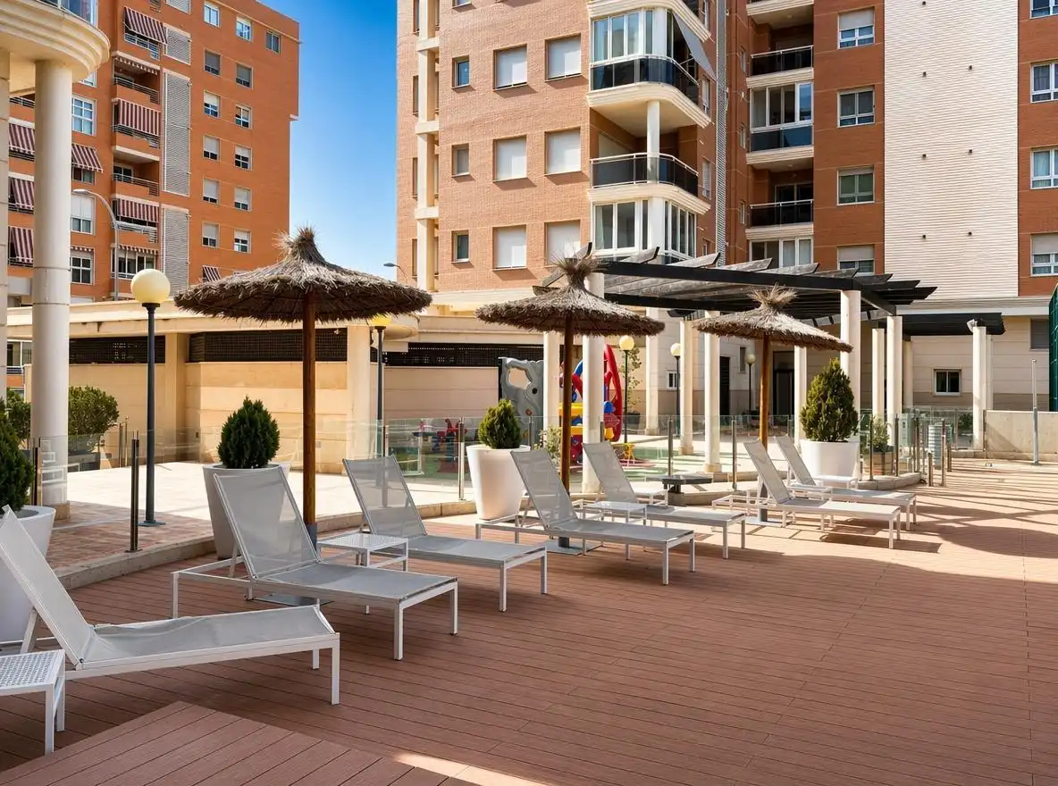 Terrace of Attic for sale in Alicante / Alacant  with Heating, Private garden and Terrace