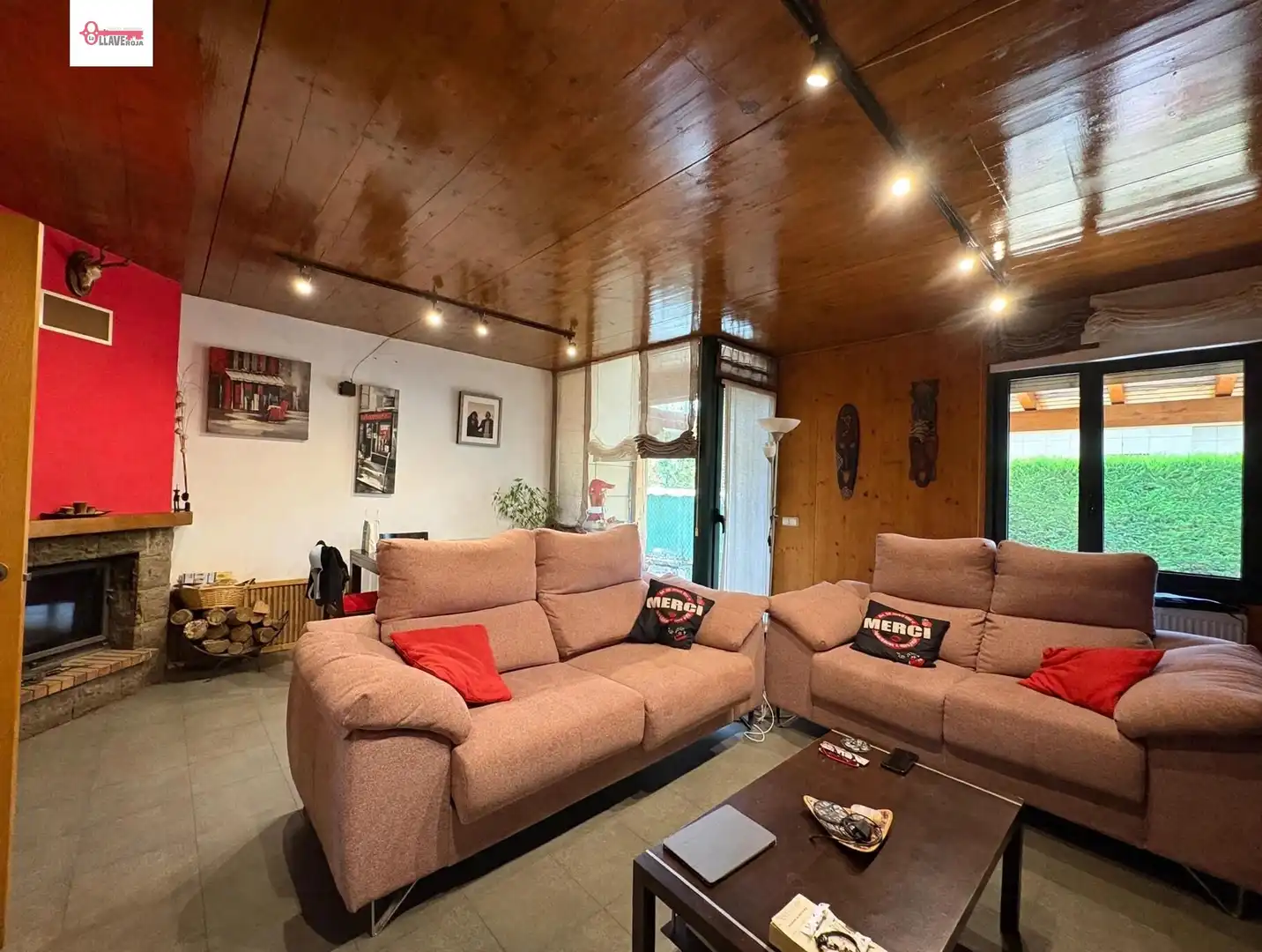 Sala d'estar de Casa adosada en venda en Villariezo, Burgos