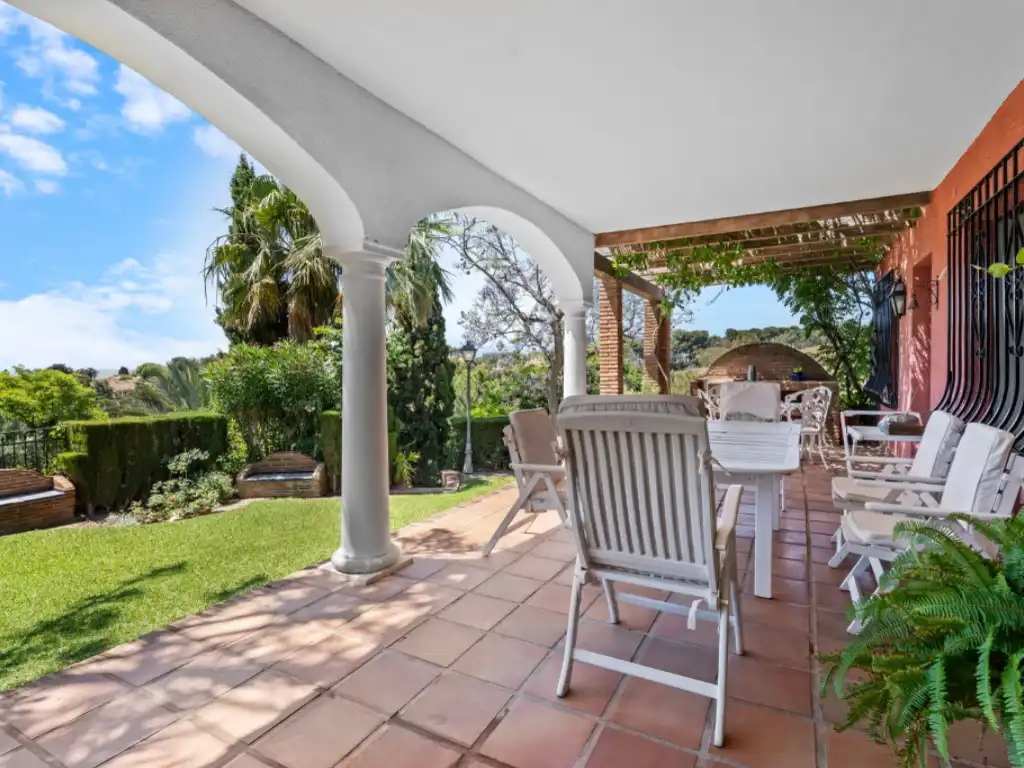 Garden of Houses for sale in Benalmádena