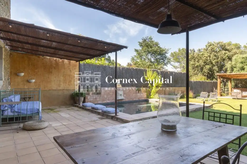 Terraza de Casa o chalet de alquiler en Vilopriu con Aire acondicionado, Calefacción y Jardín privado