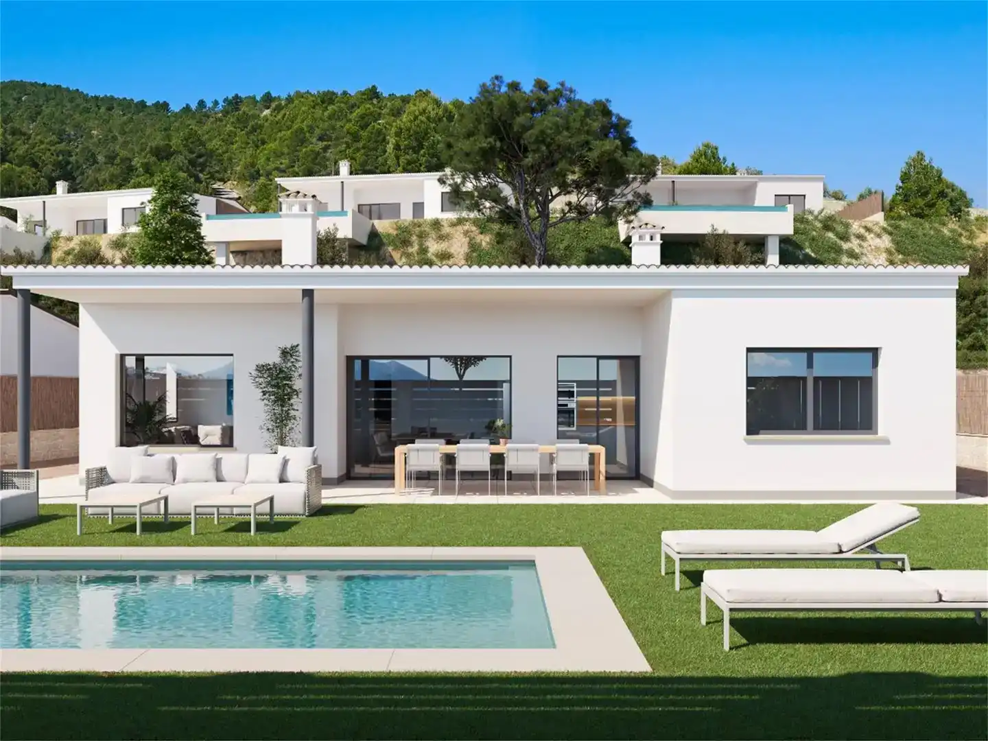 Terraza de Casa o chalet en venta en Penàguila con Piscina