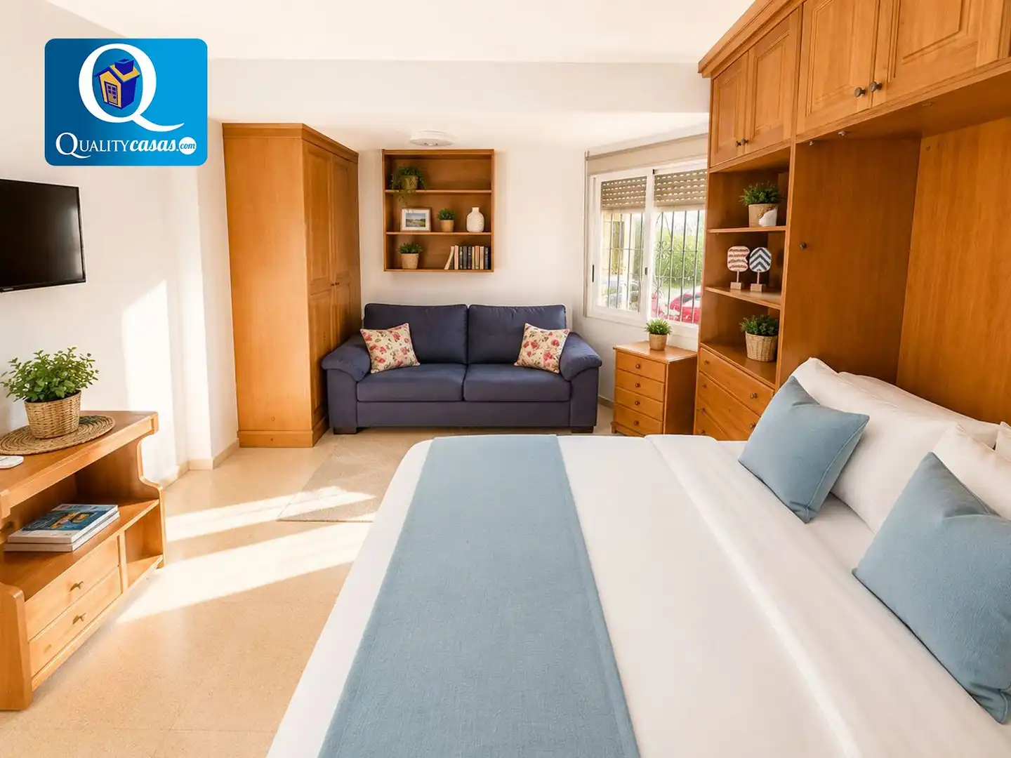 Bedroom of Study for sale in El Campello  with Air Conditioner and Community pool