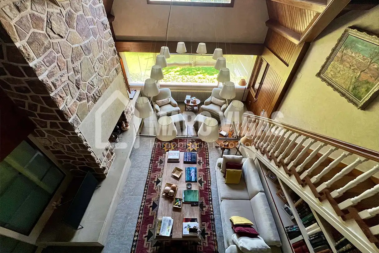 Sala de estar de Casa o chalet en venta en Viladrau con Aire acondicionado, Calefacción y Jardín privado