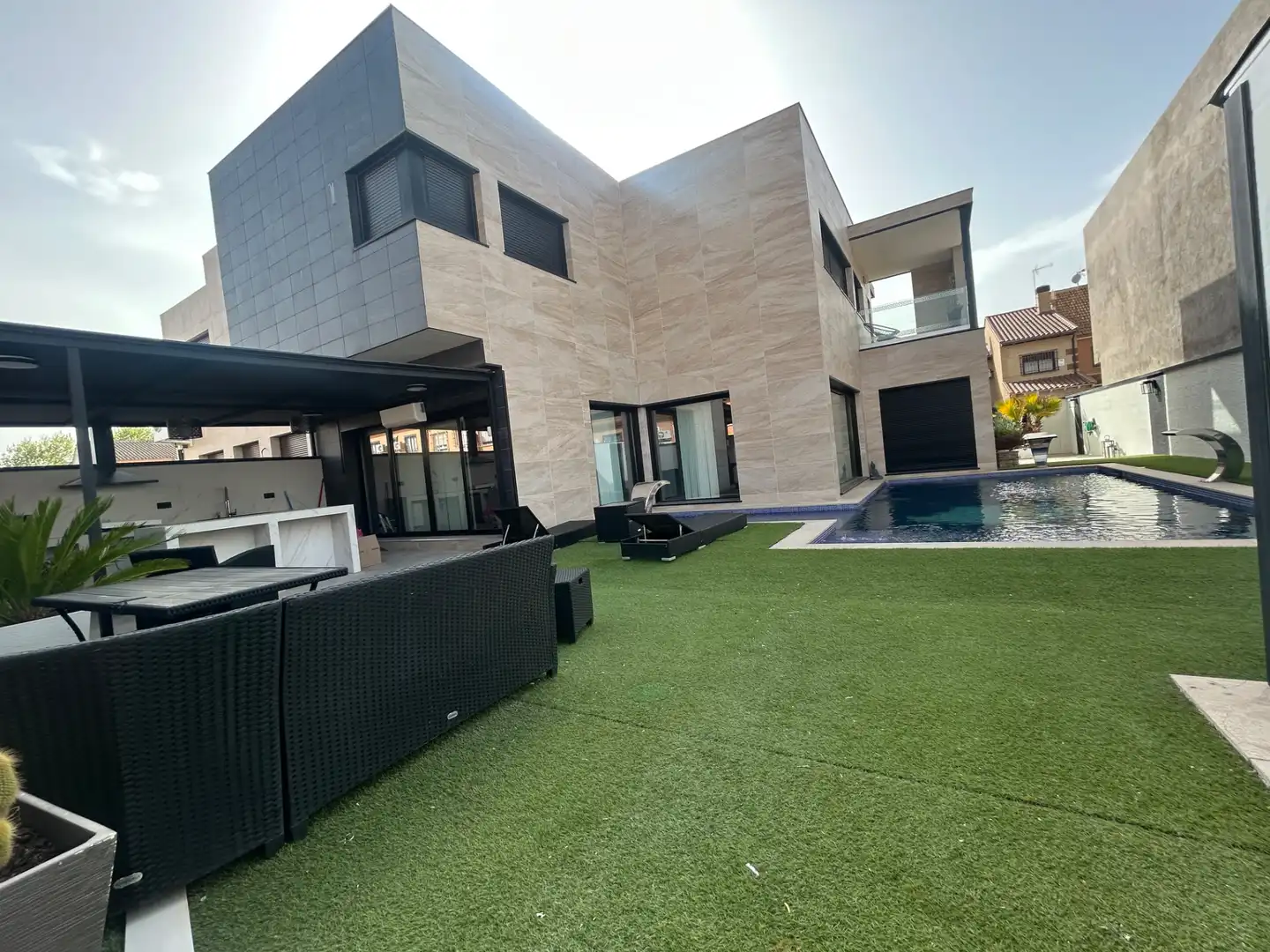 Terraza de Casa o chalet en venta en Yuncos con Aire acondicionado, Calefacción y Jardín privado