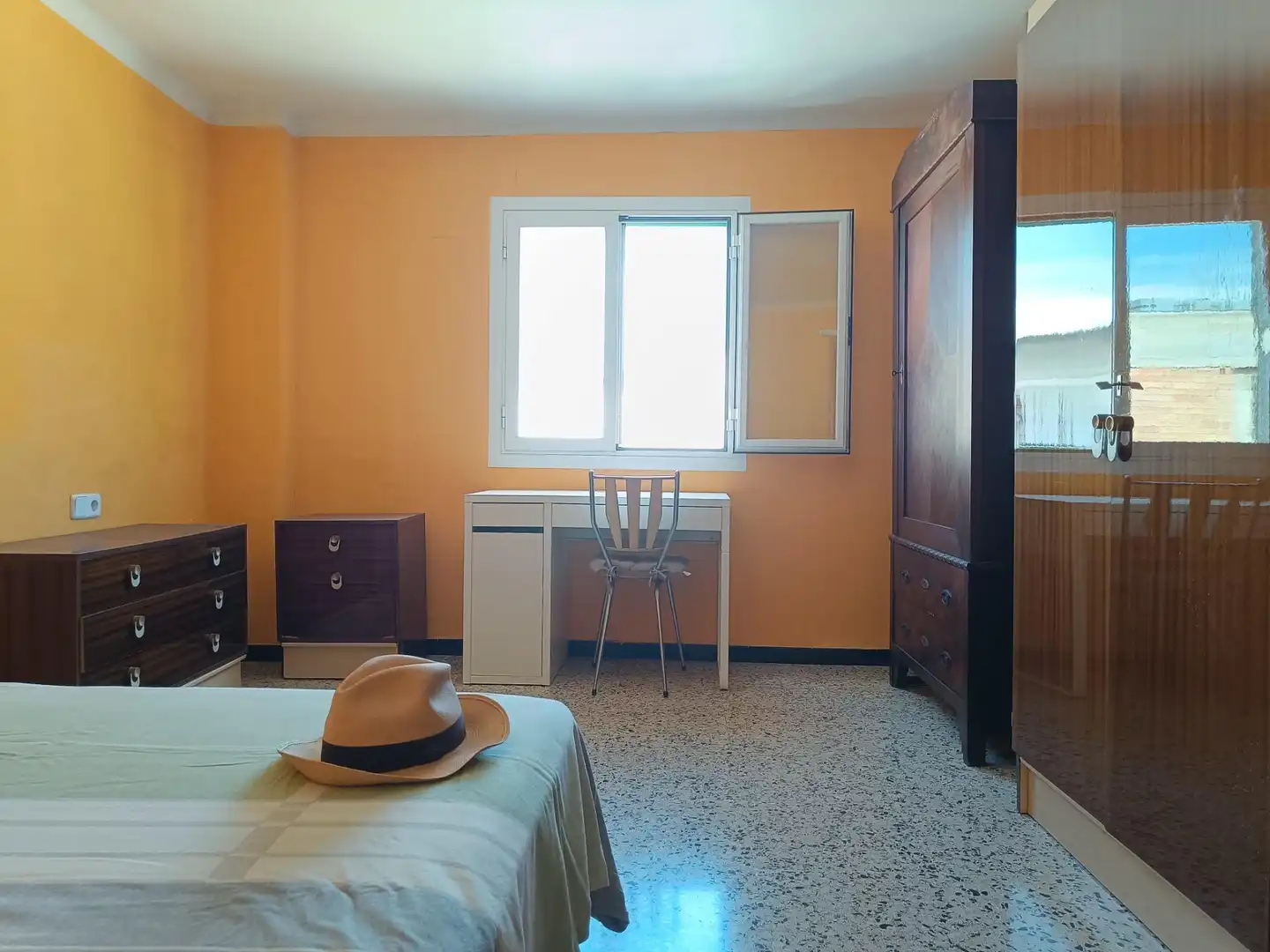 Schlafzimmer von Wohnung zum Verkauf in  Palma de Mallorca mit Terrasse, Möbliert und Balkon