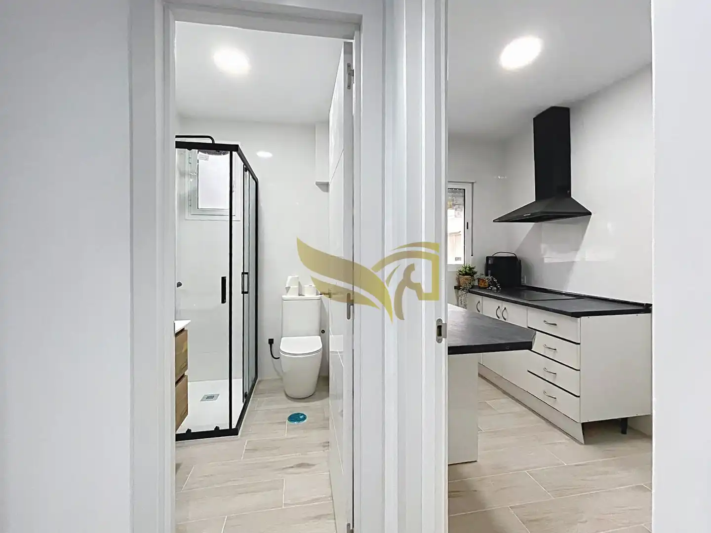Badezimmer von Wohnung zum Verkauf in Sevilla mit Heizung und Möbliert